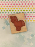Vintage Eureka Silly Donkey #203E Wooden Block/Rubber Stamp