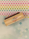 Vintage All Night Media Patty-Cake Pals Classic Pooh #757H Wooden Block/Rubber Stamp