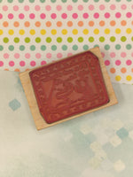 Vintage All Night Media Patty-Cake Pals Classic Pooh #757H Wooden Block/Rubber Stamp