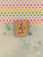 Vintage Dewey, Inkum & Howe Silly Snorkle Duck #A165 Stamp Block