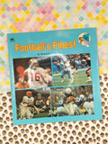 Vintage 1990 Golden Look-Look Book Football's Finest by Michael E. Goodman Softcover