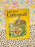 Vintage 1974 Wonder Books Little Peter Cottontail by Thornton W. Burgess Hardcover