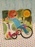 Vintage 1976 The Tricycle Book Golden Shape Softcover