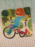 Vintage 1976 The Tricycle Book Golden Shape Softcover
