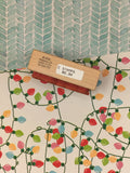 Vintage PSX #E-530 Christmas Musical Notes Wooden Block/Rubber Stamp CLEAN