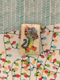 Vintage All Night Media Christmas Disney Tigger #199-F08 Kiss Me! Wooden Block/Rubber Stamp
