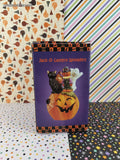 Vintage Halloween Cute Spooky Jack-O-Lantern Spreaders Set OPEN BOX