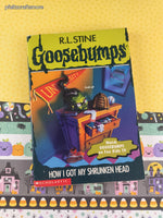 Vintage 1996 1st Printing R.L. Stine Goosebumps #39, How I Got My Shrunken Head Softcover