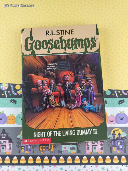 Vintage 1990's R.L. Stine Goosebumps #40, Night of the Living Dummy III Softcover