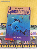 Vintage 1990's R.L. Stine Goosebumps #19, Deep Trouble Softcover