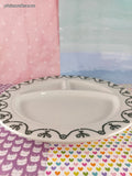 Vintage OPCO Syracuse China F-2 Large Divided Dinner Serving Plate 11"