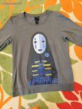 Studio Ghibli Spirited Away No Face Women's Large Pullover Sweatshirt