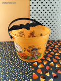 Vintage 2001 McDonalds Halloween Plastic Candy Pail w/Handle