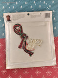 Vintage 1992 Designs for the Needle Christmas Tradition Santa Tree Topper Counted Cross Stitch Kit NEW
