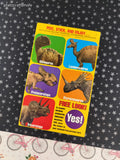 Vintage 2001 National Geographic Dinosaurs Full Sticker Sheet, Clean & Unused