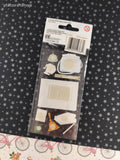 Sandylion Essentials Back to School Chalkboard 3-Dimensional Sticker Pack, New/Sealed