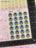 Vintage Trend "Medal" T-943 Bubble Gum Scratch 'n Sniff Full Sticker Sheet, Unused