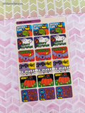 Vintage Trend "Halloween" T-1955 Rewards Full Sticker Sheet