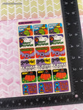 Vintage Trend "Halloween" T-1955 Rewards Full Sticker Sheet