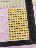 Vintage Trend "Star Brights" T-46018 Cool Stars Miniature Rewards Full Sticker Sheet