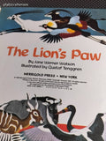 Vintage 1987 1st Merrigold Press Printing The Lion's Paw Oversized Illustrated Hardcover