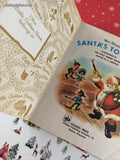 Vintage 1977 Little Golden Book: Walt Disney's Santa's Toy Shop Hardcover