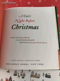 Vintage 2005 1st Edition A Cat's Night Before Christmas Illustrated Hardcover, Like New