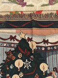 Vintage Goodwin Weavers Classic Winnie the Pooh Christmas  42" x 62" Tapestry Throw Blanket, Like New