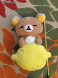2025 Round 1 One Exclusive Rilakkuma in Lemon Bed San-X Large 16" Plush NWT