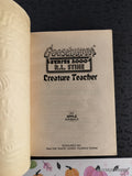 Vintage 1998 1st Printing Creature Teacher #3 Goosebumps Series 2000 Softcover