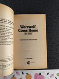 Vintage 1990 1st Printing Werewolf, Come Home Fifth Grade Monsters #12 Softcover