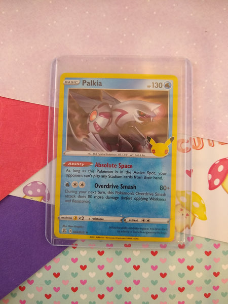 Pokemon TCG Palkia Celebrations Holographic Card 004/025 - NM Pfaltzcraftsmore Pokemon TCG Palkia Celebrations Holographic Card 004/025 - NM Pfaltzcraftsmore