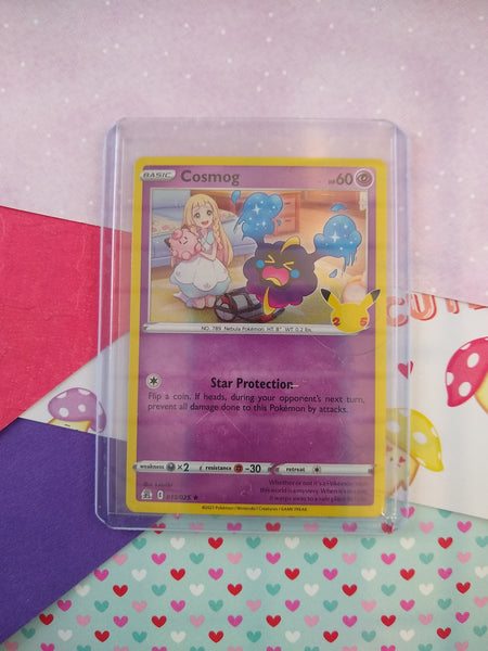 Pokemon TCG Cosmog Celebrations Holographic Card 013/025 - NM