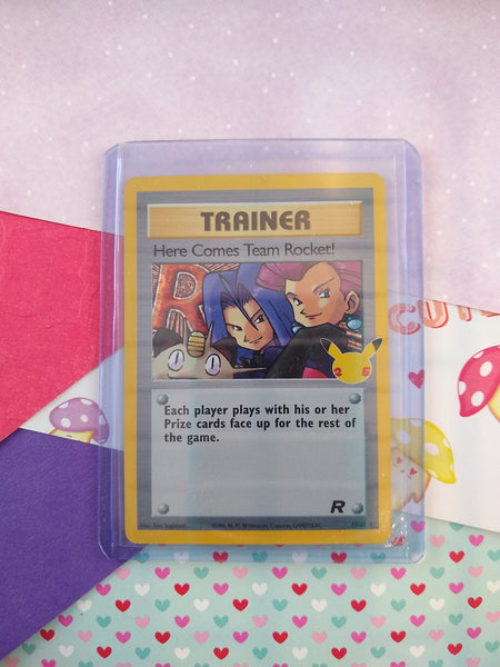 Pokemon TCG Here Comes Team Rocket! Celebrations Holographic Trainer C Pfaltzcraftsmore Pokemon TCG Here Comes Team Rocket! Celebrations Holographic Trainer C Pfaltzcraftsmore