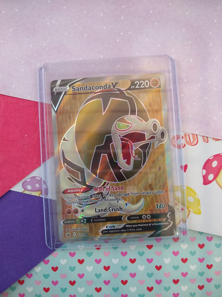 Pokemon TCG Ultra Rare Sandaconda V Chilling Reign Full Art Holo Card Pfaltzcraftsmore Pokemon TCG Ultra Rare Sandaconda V Chilling Reign Full Art Holo Card Pfaltzcraftsmore