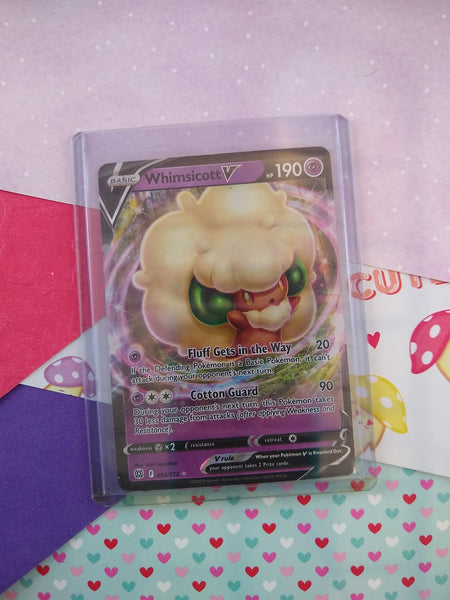 Pokemon TCG Ultra Rare Whimsicott V Brilliant Stars Full Art Holo Card Pfaltzcraftsmore Pokemon TCG Ultra Rare Whimsicott V Brilliant Stars Full Art Holo Card Pfaltzcraftsmore