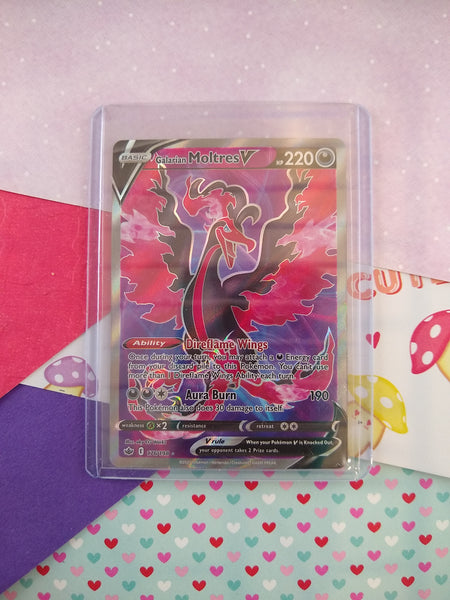 Pokemon TCG Ultra Rare Galarian Moltres V Chilling Reign Full Art Holo Pfaltzcraftsmore Pokemon TCG Ultra Rare Galarian Moltres V Chilling Reign Full Art Holo Pfaltzcraftsmore