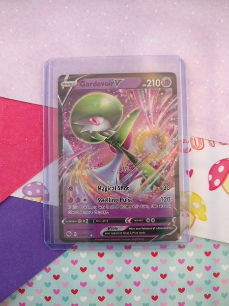 Pokemon TCG Ultra Rare Gardevoir V Champion's Path Full Art Holo Card 016/073 - NM