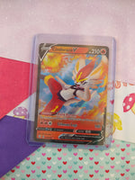 Pokemon TCG Ultra Rare Cinderace V Shining Fates Full Art Holo Card 018/072 - NM