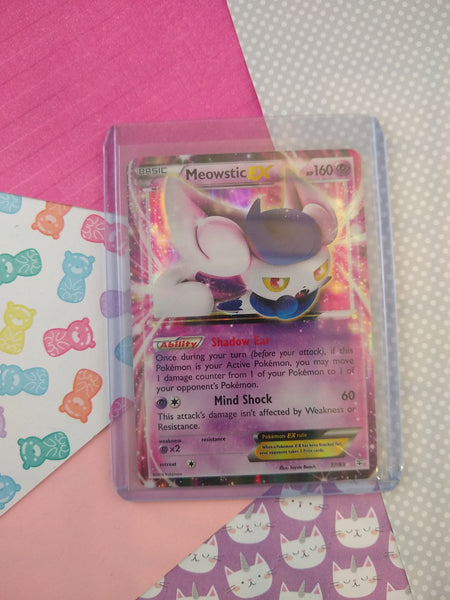 Pokemon TCG Ultra Rare Meowstic EX Generations Full Art Holo Card 37/8 Pfaltzcraftsmore Pokemon TCG Ultra Rare Meowstic EX Generations Full Art Holo Card 37/8 Pfaltzcraftsmore