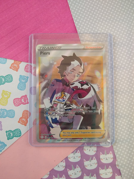 Pokemon TCG Ultra Rare Piers Shining Fates Full Art Holo Trainer Card 069/072 - NM Pokemon TCG Ultra Rare Piers Shining Fates Full Art Holo Trainer Card 069/072 - NM