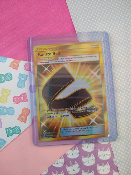 Pokemon TCG Secret Rare Karate Belt Unified Minds Full Art Holo Traine Pfaltzcraftsmore Pokemon TCG Secret Rare Karate Belt Unified Minds Full Art Holo Traine Pfaltzcraftsmore