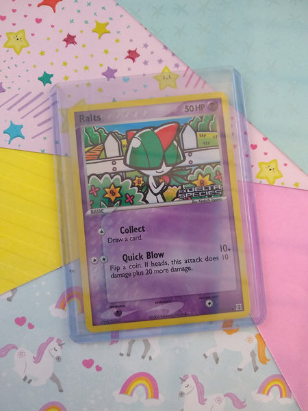 Pokemon TCG Common Ralts EX Delta Species Stamped Holo Card 81/113 - NM