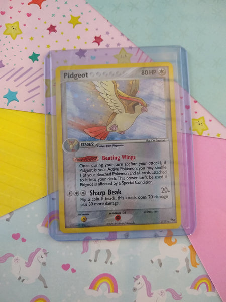 Pokemon TCG Rare Pidgeot POP Series 2 Holo w/Swirl Card 2/17 - NM