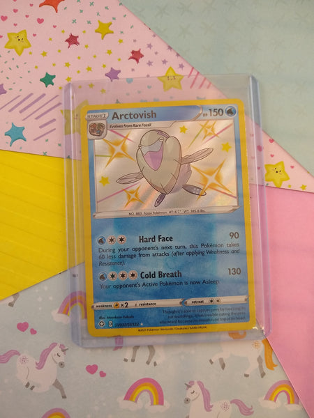 Pokemon TCG Rare Arctovish Shining Fates Shiny Vault Holo Card SV037/SV122 - NM