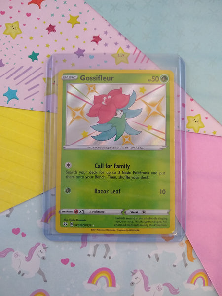 shiny fates rare cards Pokemon TCG Rare Gossifleur Shining Fates Shiny Vault Holo Card SV010/ – Pfaltzcraftsmore