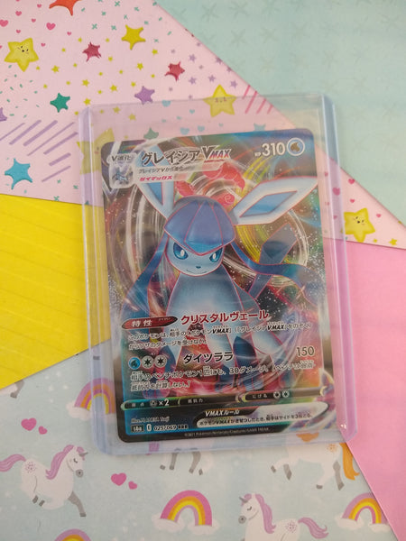 Pokemon TCG (Japanese) Ultra Rare Glaceon VMAX Full Art Holo Card 025/069 - NM