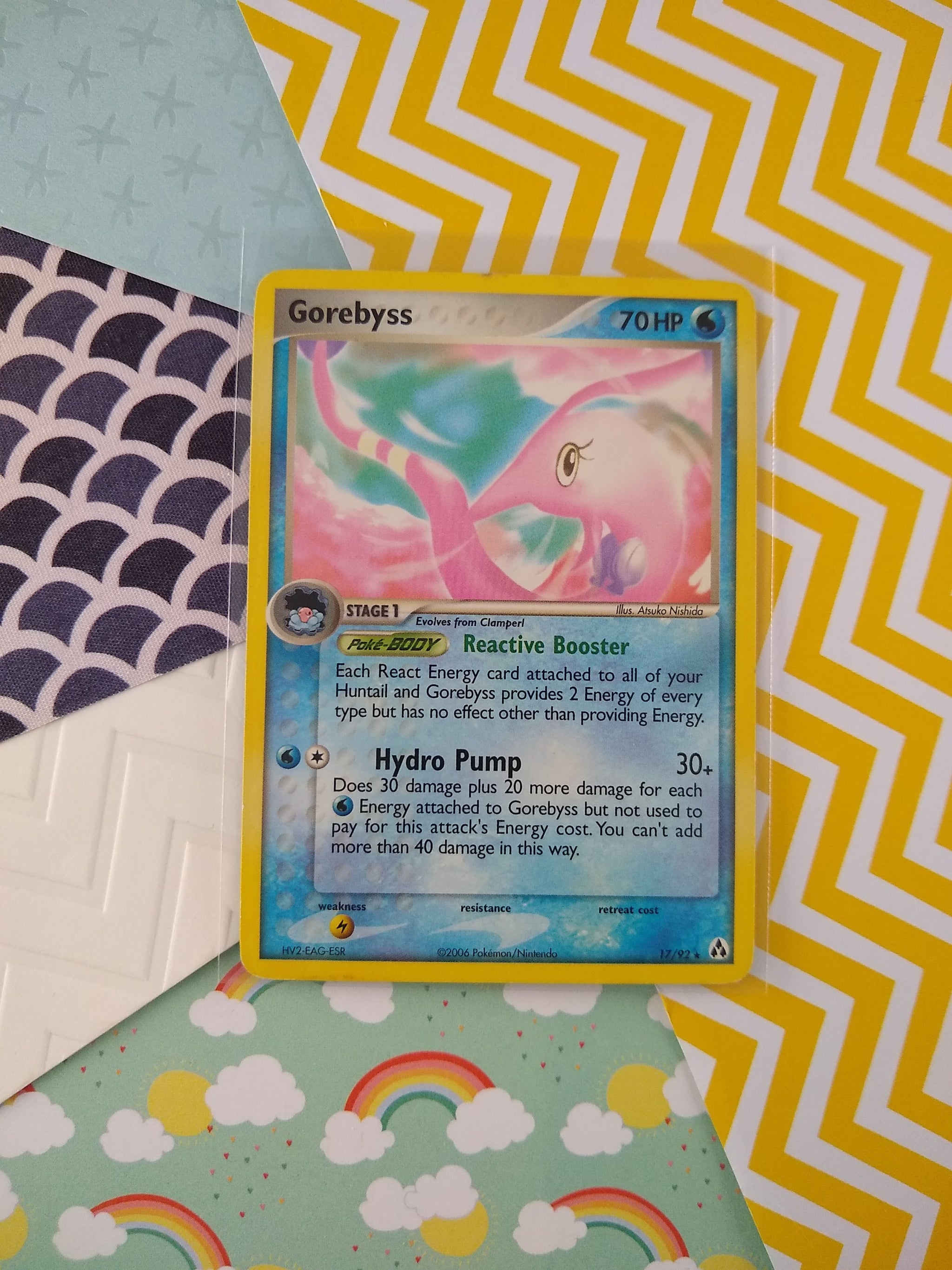gorebyss pokemon card Gorebyss : EX LEGEND MAKER 17/92