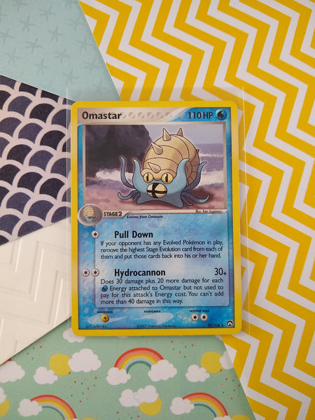Vintage Rare - Omastar EX Power Keepers Non-Holo Pokemon Card 20/108 - Pfaltzcraftsmore Vintage Rare - Omastar EX Power Keepers Non-Holo Pokemon Card 20/108 - Pfaltzcraftsmore