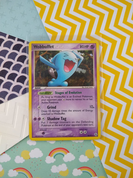 Vintage Rare - Wobbuffet EX Legend Maker Non-Holo Pokemon Card 28/92 - LP (B)